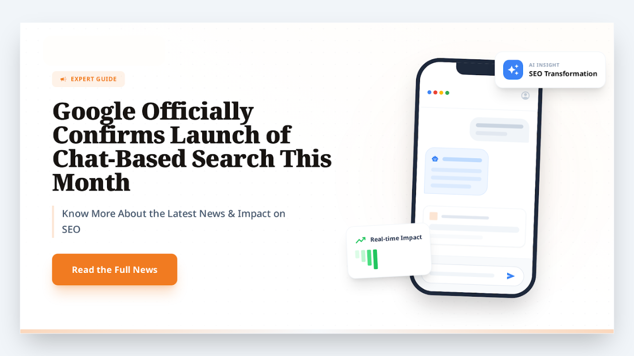 chat based search google anouncement