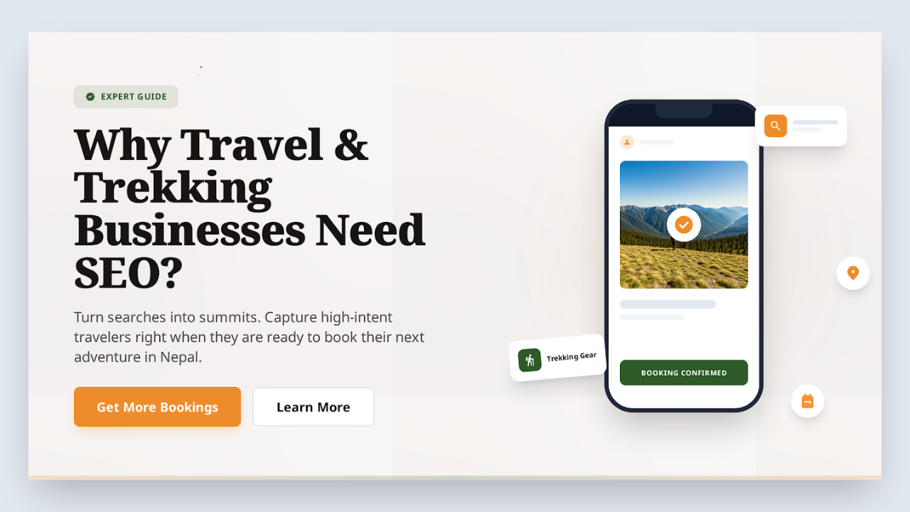 trek travel business need seo