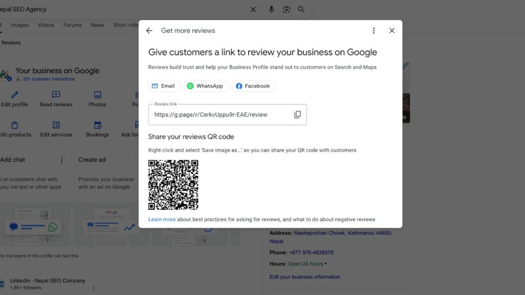 gbp review generator